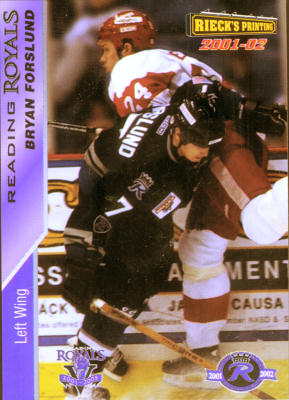 Reading Royals 2005-06 hockey card image