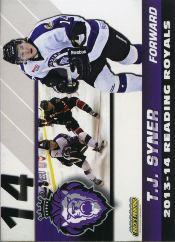 Reading Royals 2013-14 hockey card image