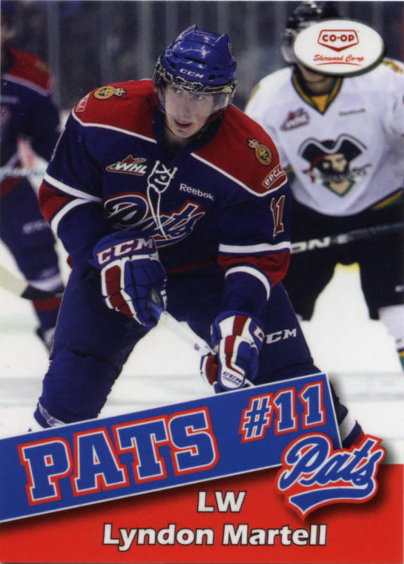 Regina Pats 2011-12 hockey card image