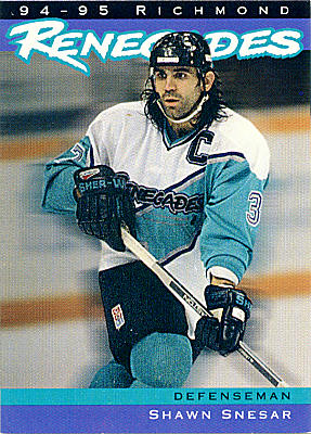 Richmond Renegades 1994-95 hockey card image