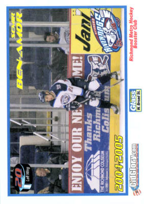 Richmond Riverdogs 2004-05 hockey card image