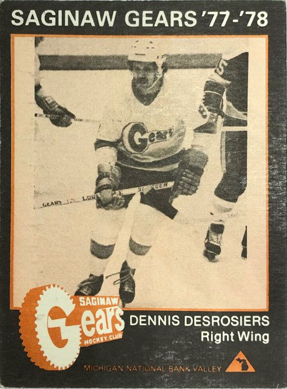 Saginaw Gears 1977-78 hockey card image
