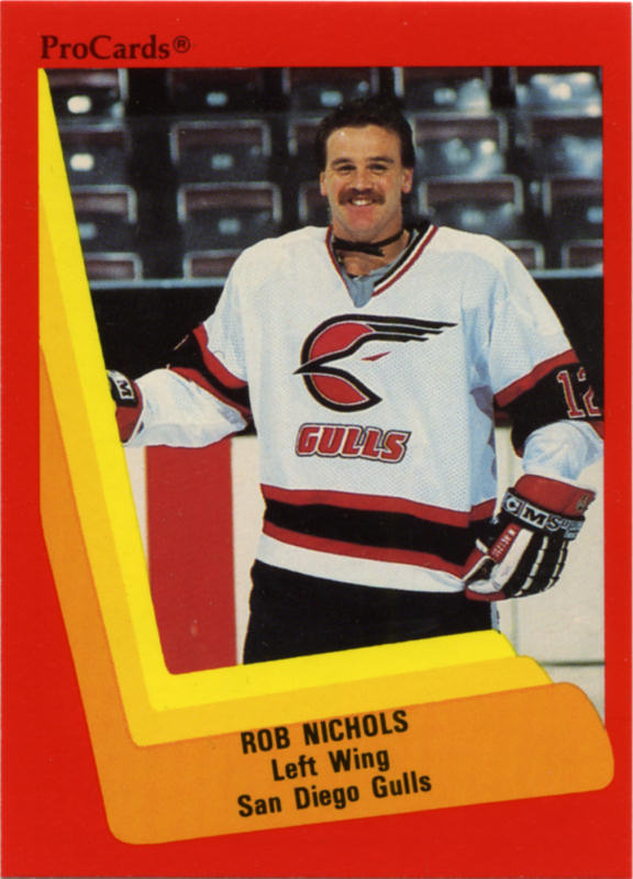 San Diego Gulls 1990-91 hockey card image