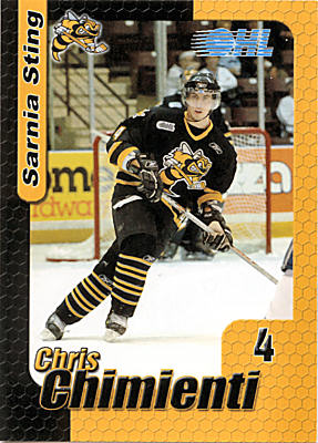 Sarnia Sting 2005-06 hockey card image