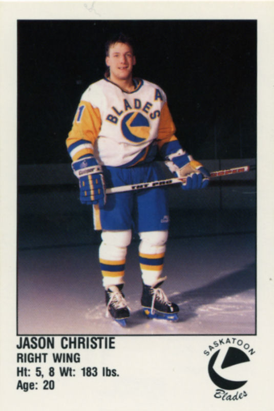Saskatoon Blades 1989-90 hockey card image
