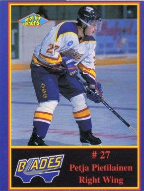 Saskatoon Blades 1997-98 hockey card image