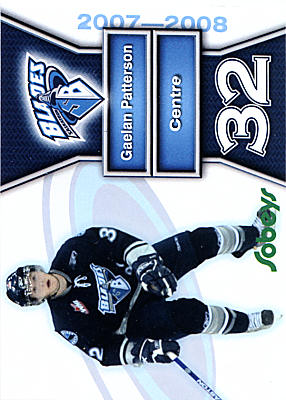 Saskatoon Blades 2007-08 hockey card image