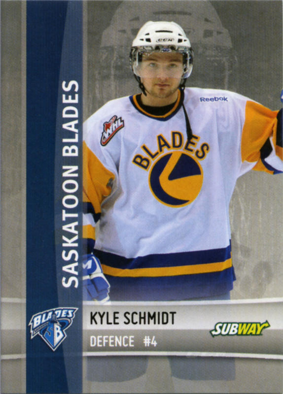 Saskatoon Blades 2012-13 hockey card image
