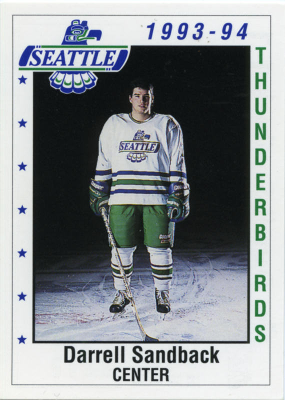 Seattle Thunderbirds 1993-94 hockey card image