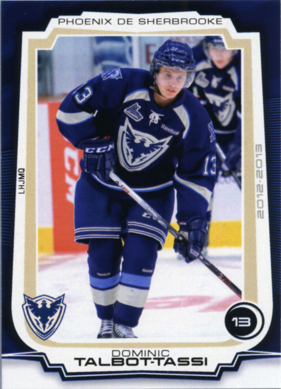 Sherbrooke Phoenix 2012-13 hockey card image