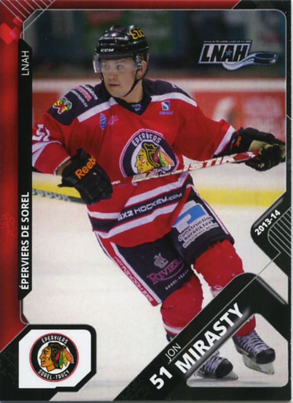 Sorel-Tracy Blackhawks 2013-14 hockey card image