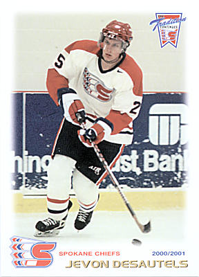 Spokane Chiefs 2000-01 hockey card image