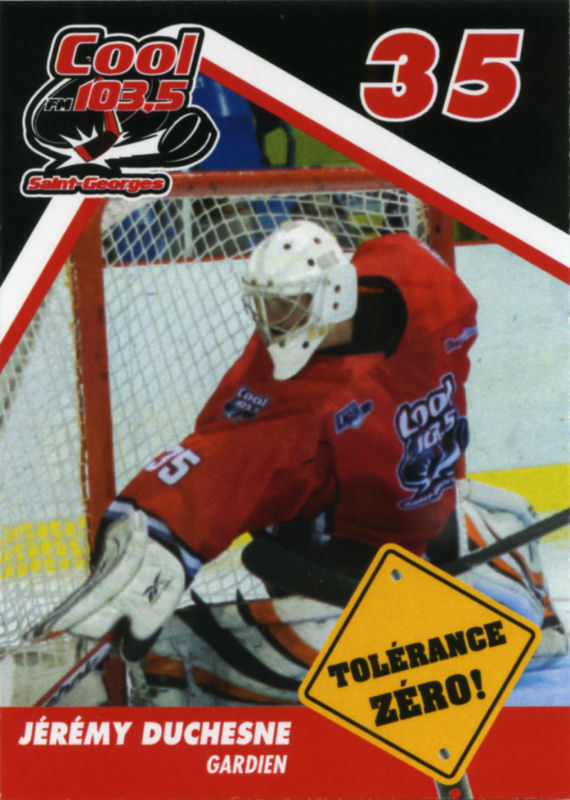 St. Georges Cool 103.5 FM 2013-14 hockey card image