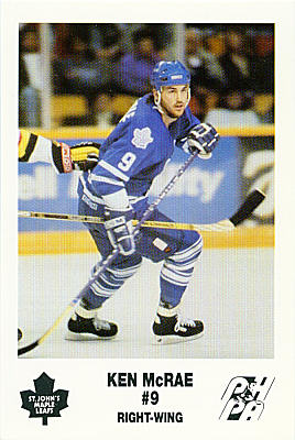 St. John's Maple Leafs 1992-93 hockey card image