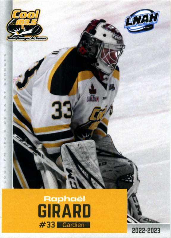 St. Georges Cool 103.5 FM 2022-23 hockey card image