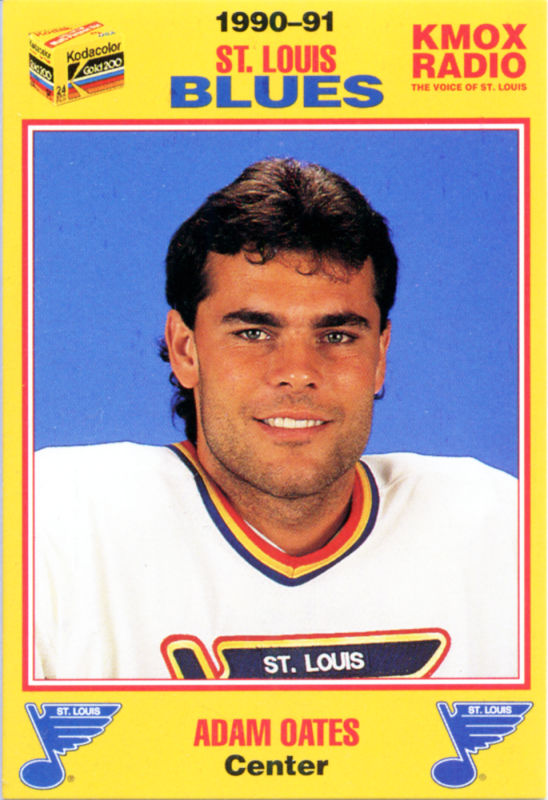 St. Louis Blues 1990-91 hockey card image