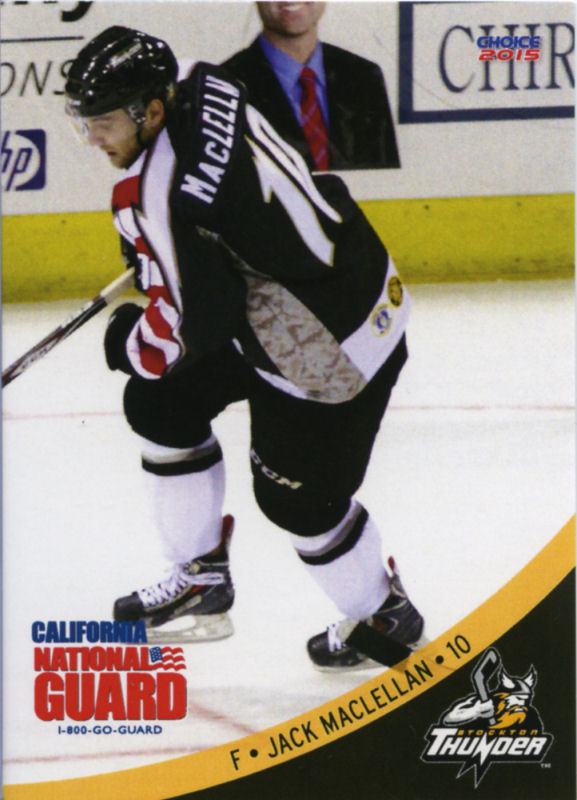 Stockton Thunder 2014-15 hockey card image
