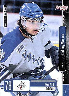 Sudbury Wolves 2008-09 hockey card image