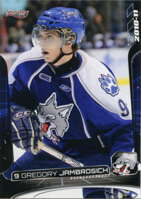 Sudbury Wolves 2010-11 hockey card image