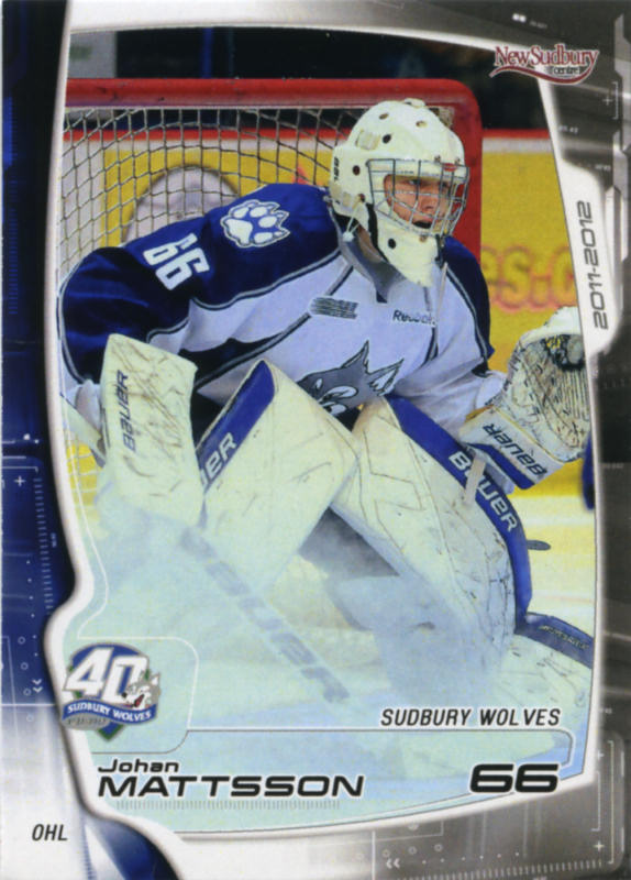 Sudbury Wolves 2011-12 hockey card image