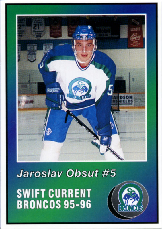 Swift Current Broncos 1995-96 hockey card image