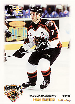 Tacoma Sabercats 1999-00 hockey card image