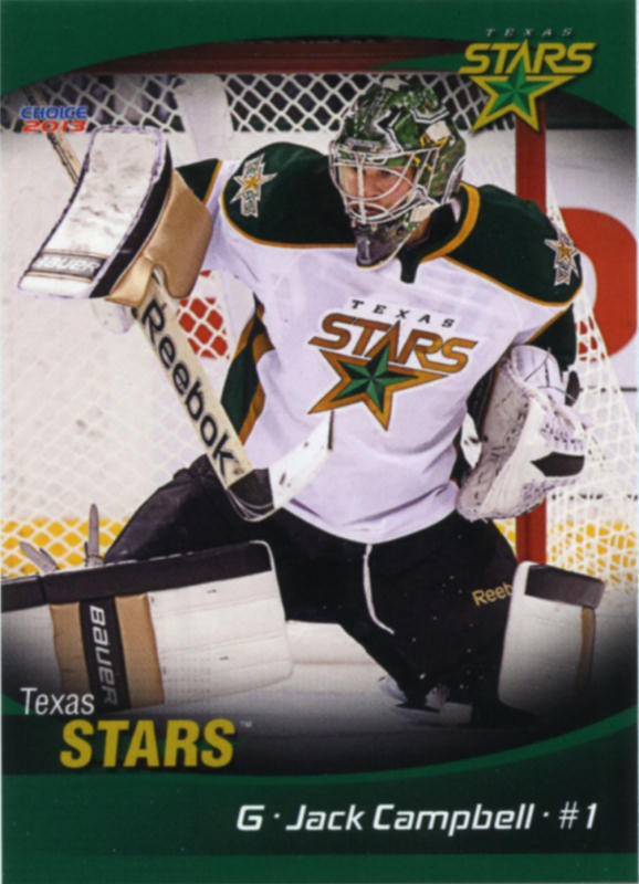 Texas Stars 2012-13 hockey card image