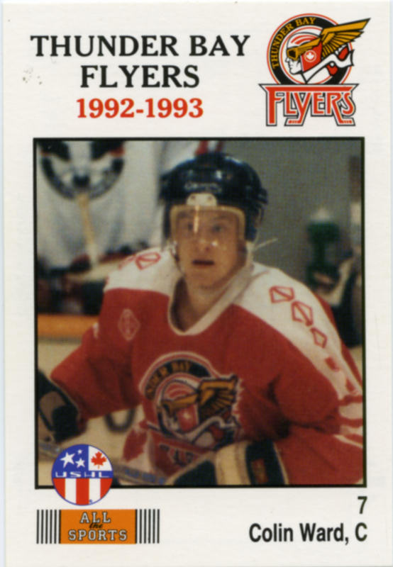 Thunder Bay Flyers 1992-93 hockey card image