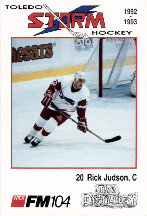 Toledo Storm 1992-93 hockey card image
