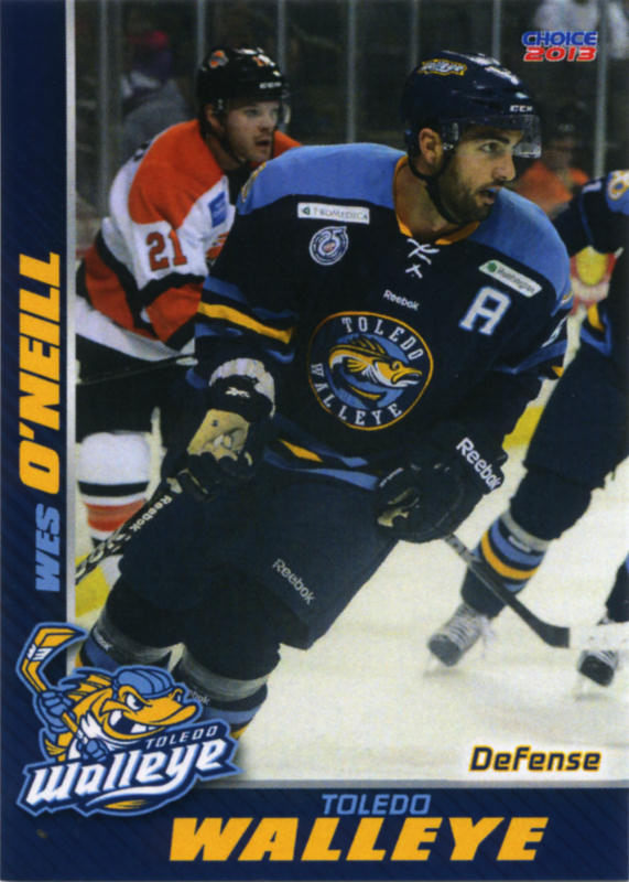 Toledo Walleye 2012-13 hockey card image