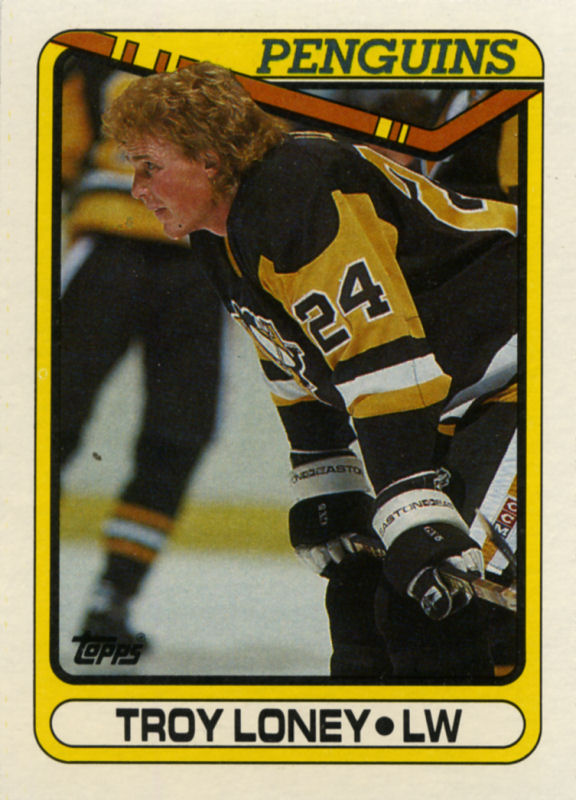 Topps 1990-91 hockey card image