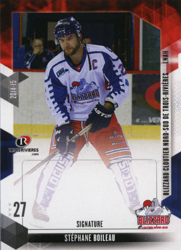 Trois-Rivieres Blizzard 2014-15 hockey card image