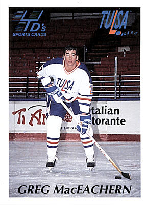 Tulsa Oilers 1992-93 hockey card image