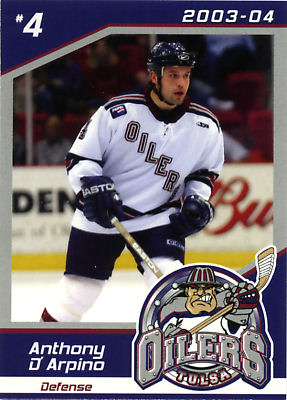 Tulsa Oilers 2003-04 hockey card image