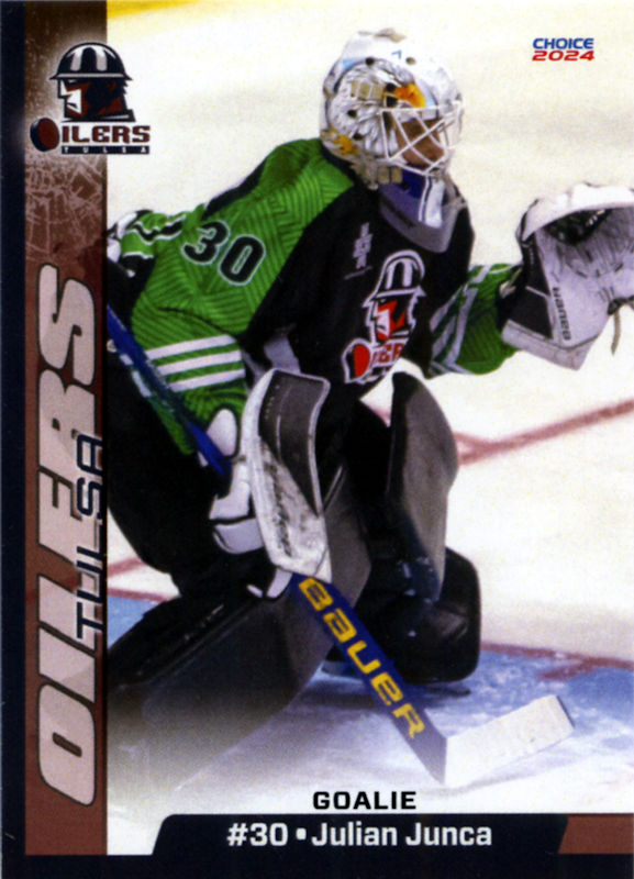 Tulsa Oilers 2023-24 hockey card image