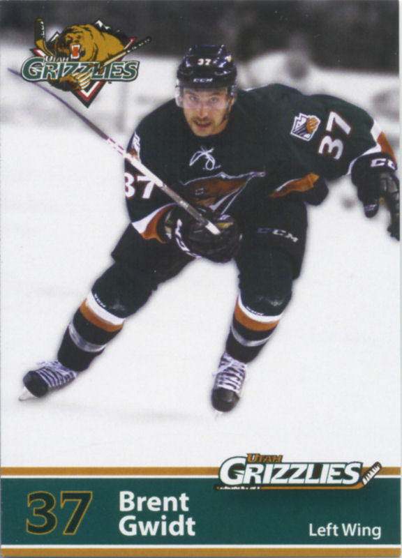 Utah Grizzlies 2013-14 hockey card image
