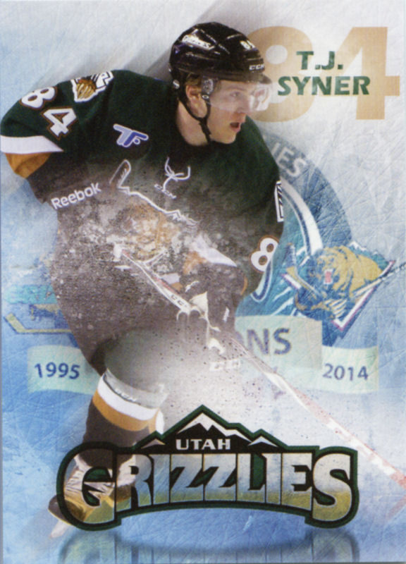 Utah Grizzlies 2014-15 hockey card image