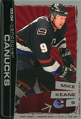 Vancouver Canucks 2003-04 hockey card image