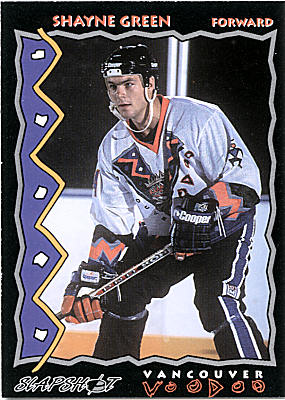 Vancouver VooDoo 1994-95 hockey card image