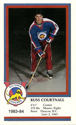 Victoria Cougars 1983-84 hockey card image