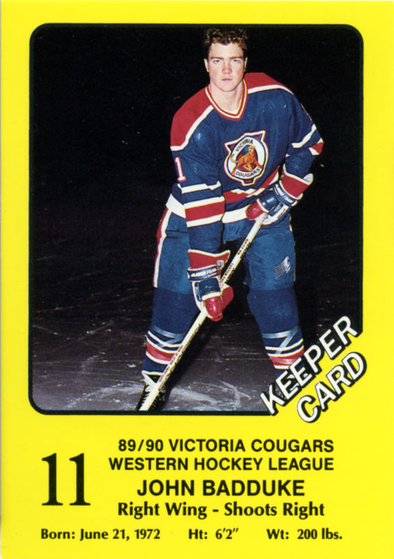 Victoria Cougars 1989-90 hockey card image