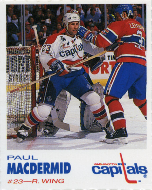 Washington Capitals 1992-93 hockey card image