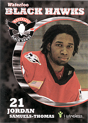 Waterloo Black Hawks 2008-09 hockey card image