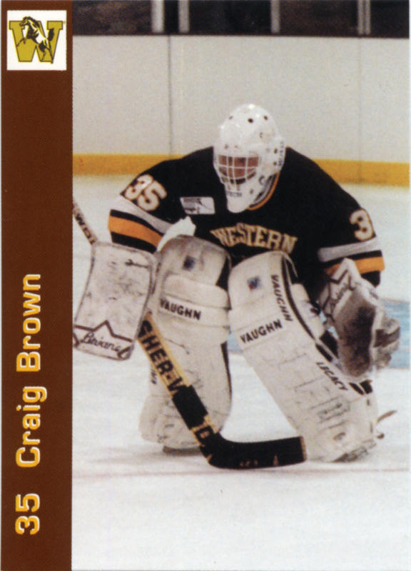 Western-Michigan Broncos 1993-94 hockey card image