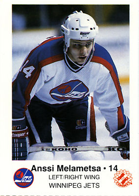 Winnipeg Jets 1985-86 hockey card image