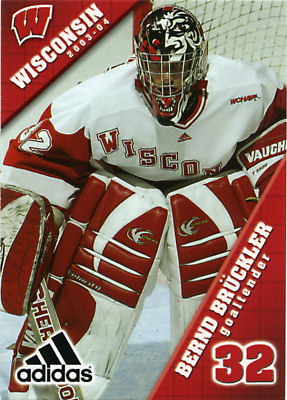 Wisconsin Badgers 2003-04 hockey card image
