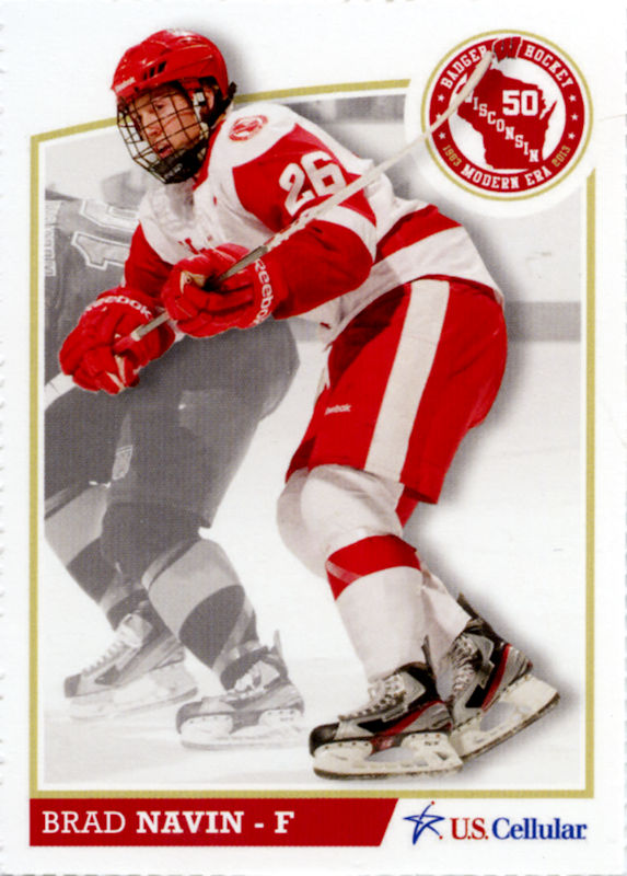 Wisconsin Badgers 2012-13 hockey card image