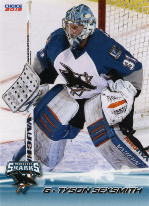 Worcester Sharks 2011-12 hockey card image