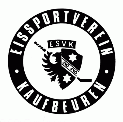 Kaufbeuren ESV 1992-93 hockey logo of the 1.GBun