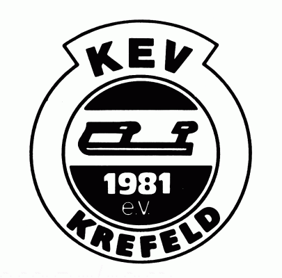 Krefeld EV 1992-93 hockey logo of the 1.GBun